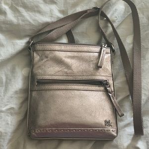 The Sak Pewter Metallic Crossbody